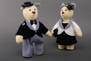 Bären Spielzeuge aus Stoff handmade Set Geschenk